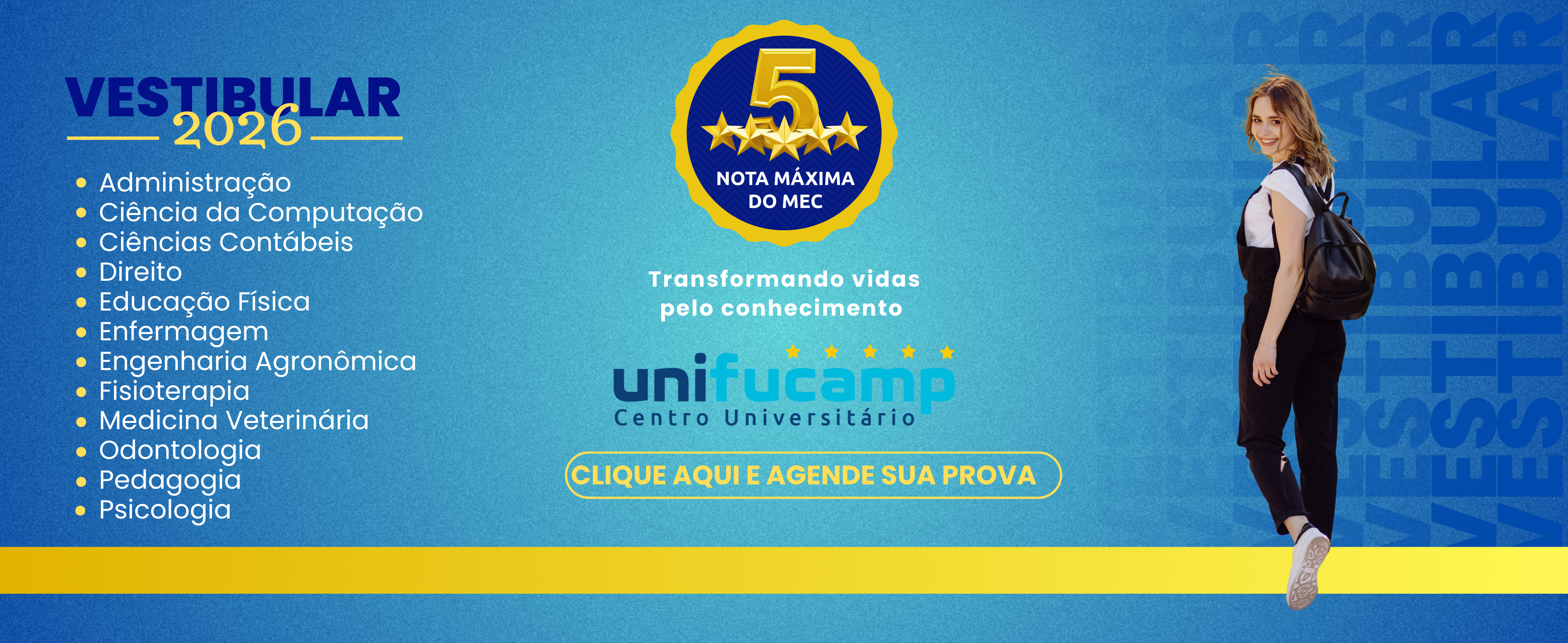Inscrição Vestibular Agendado 2026-2